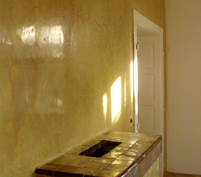 high polished earth clay venetian plaster construction projects